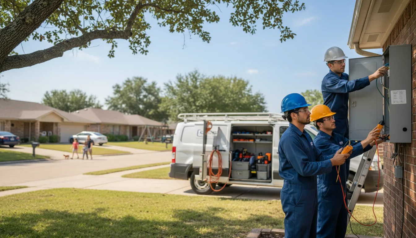 Certified electrician providing emergency electrical services in Hatchechubbee, AL